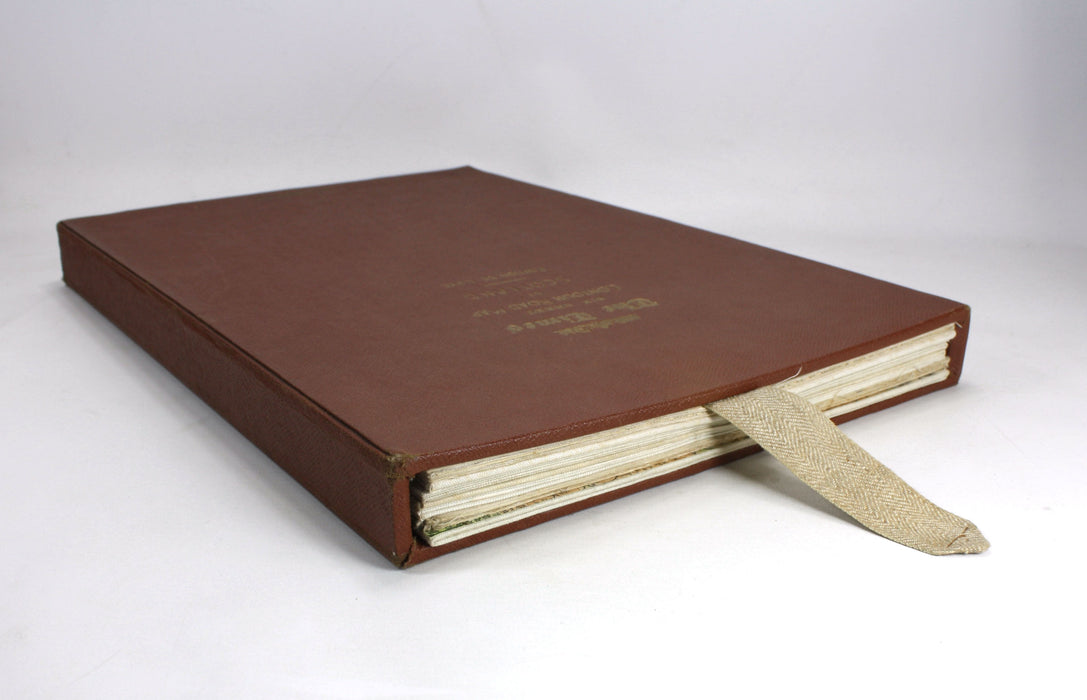 The Times Six Sheet Contour Road Map of Scotland, Edition De Luxe, Geographia Ltd. Boxed set.