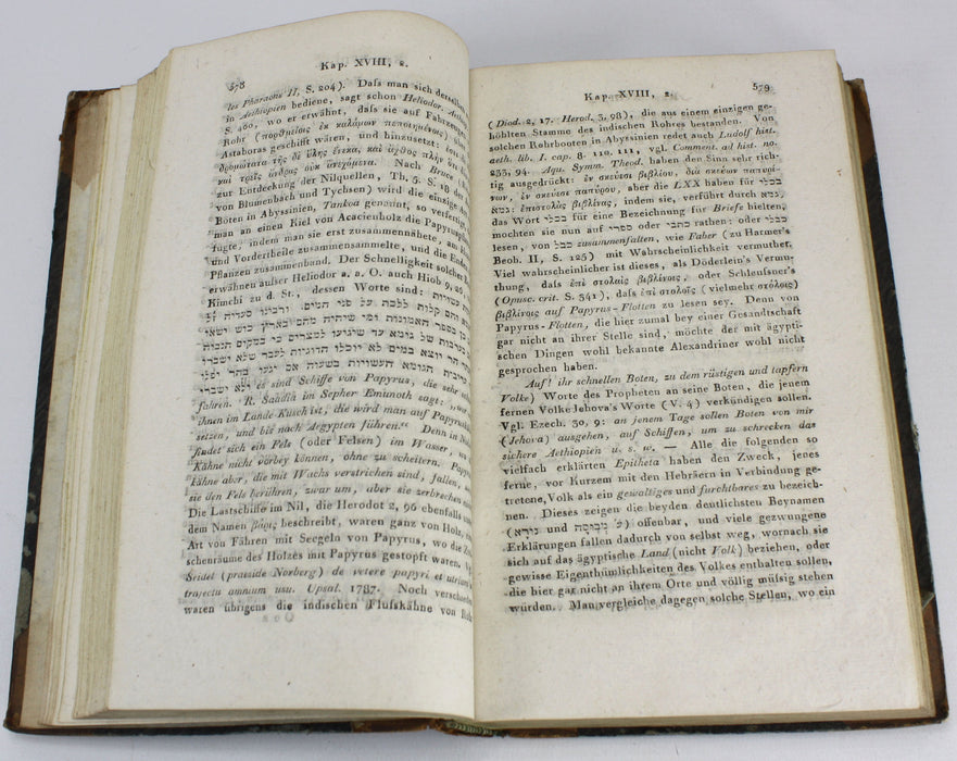 Der Prophet Jesaia, D. Wilhelm Gesenius, 2 Volumes, 1820-21