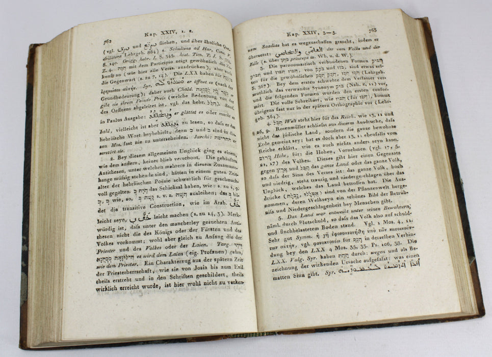 Der Prophet Jesaia, D. Wilhelm Gesenius, 2 Volumes, 1820-21