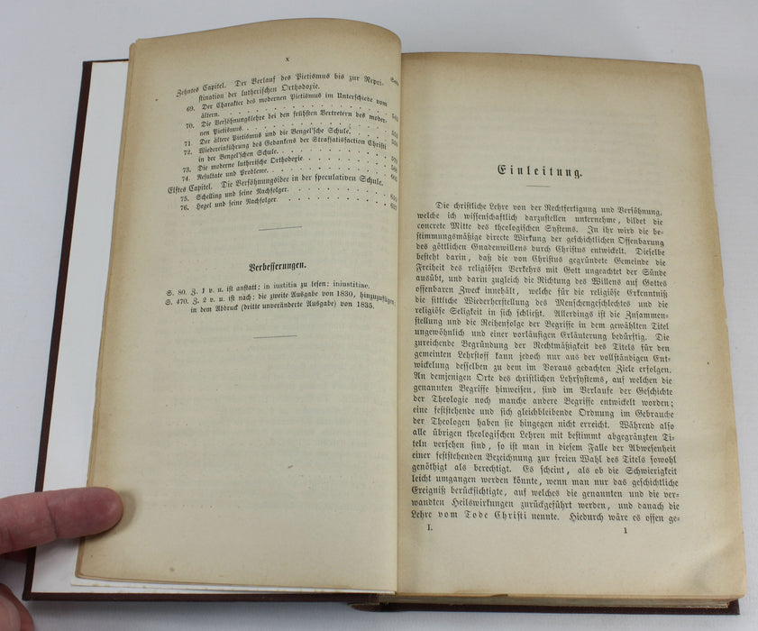 Die Christliche Lehre von der Rechtfertigung und Versohnung by Albrecht Ritschl, 3 Volume Set, 1870 - 1874