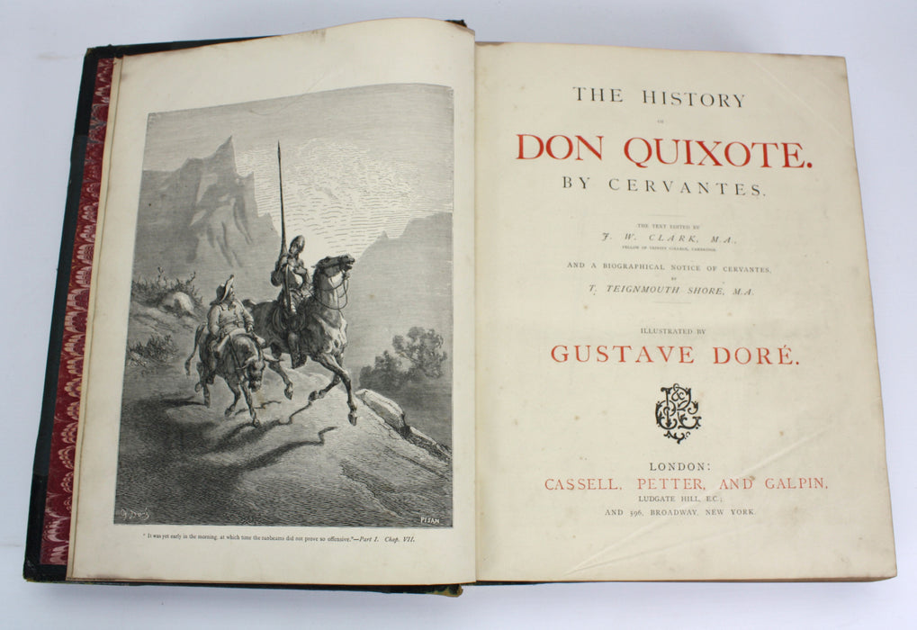 The History of Don Quixote by Cervantes, Gustave Doré, Large Folio