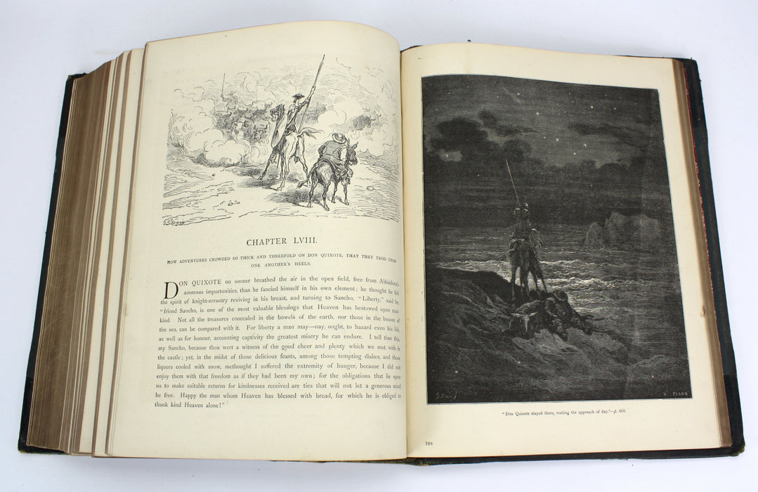 The History of Don Quixote by Cervantes, Gustave Doré, Large Folio