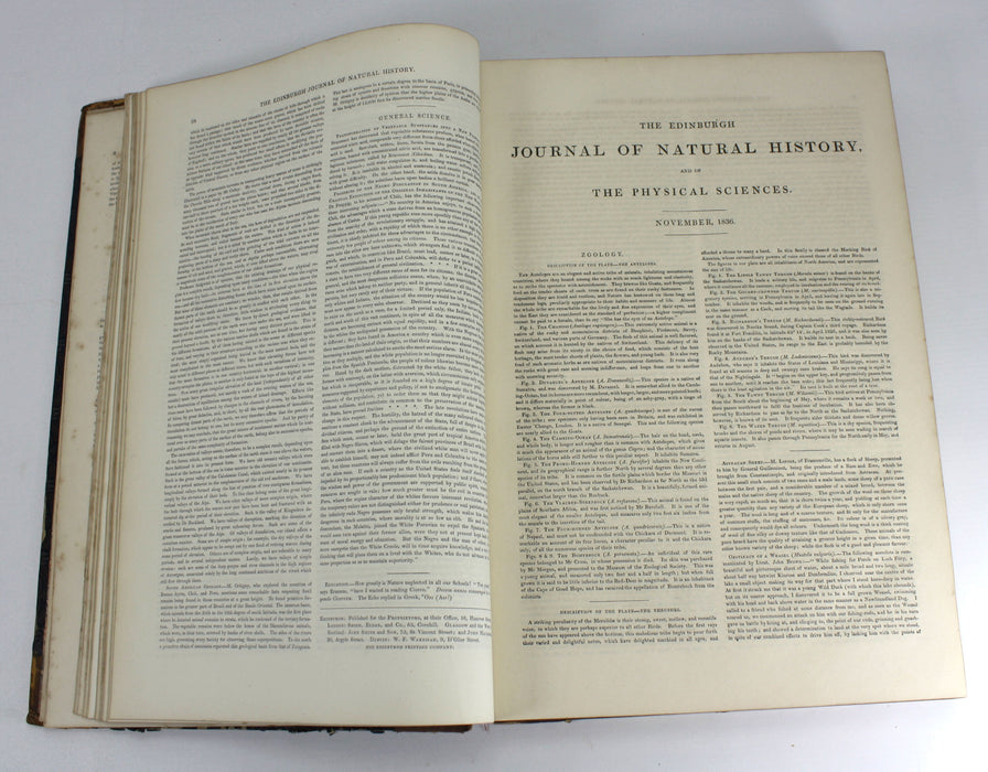 The Edinburgh Journal of Natural History, The Animal Kingdom of Baron Cuvier, 1835-1839, William Macgillivray