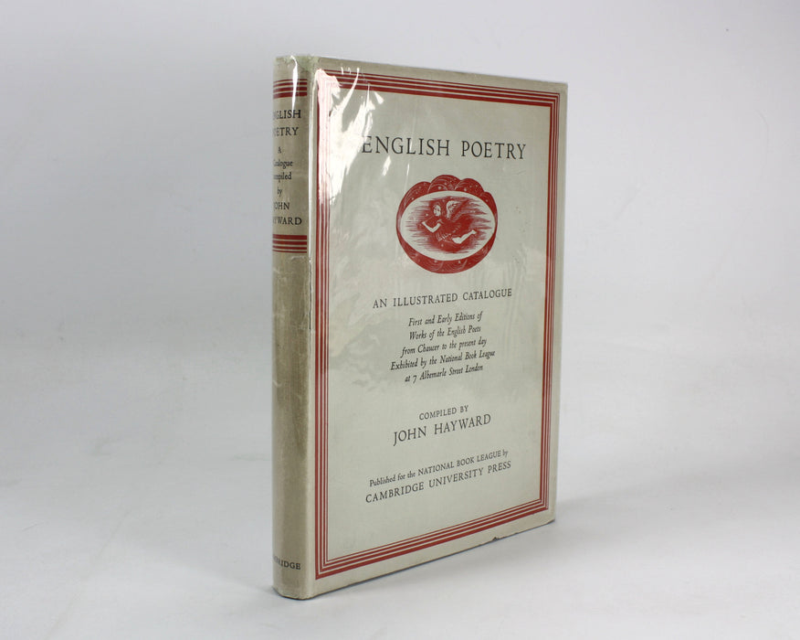 English Poetry An Illustrated Catalogue of First and Early Editions, John Hayward, 1950 limited edition