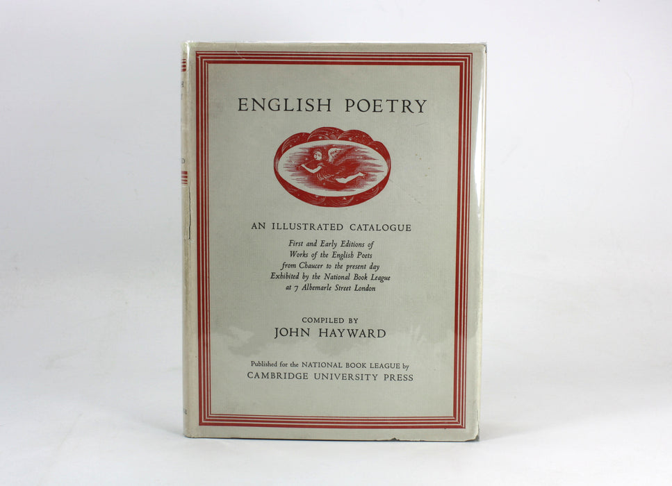 English Poetry An Illustrated Catalogue of First and Early Editions, John Hayward, 1950 limited edition