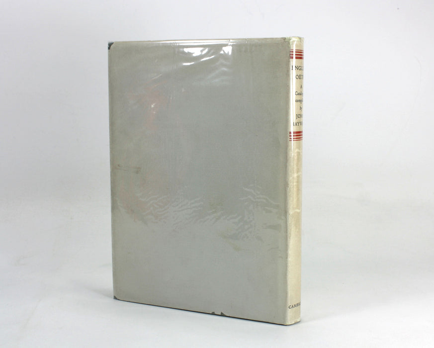 English Poetry An Illustrated Catalogue of First and Early Editions, John Hayward, 1950 limited edition