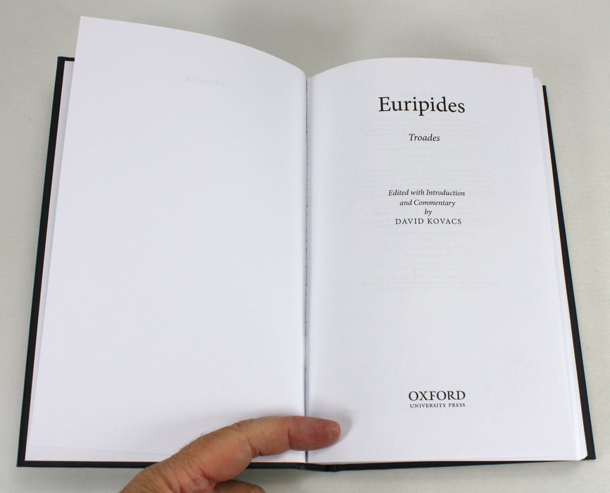 Euripides; Troades, David Kovacs, Oxford 2018