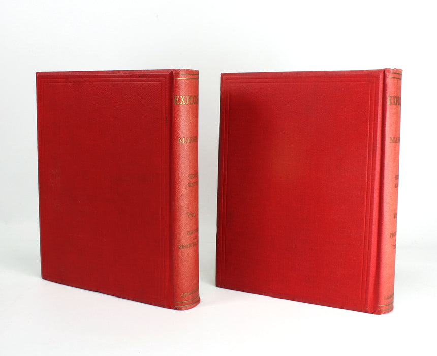 Explosives by Arthur Marshall 1917, 2 Volume Set