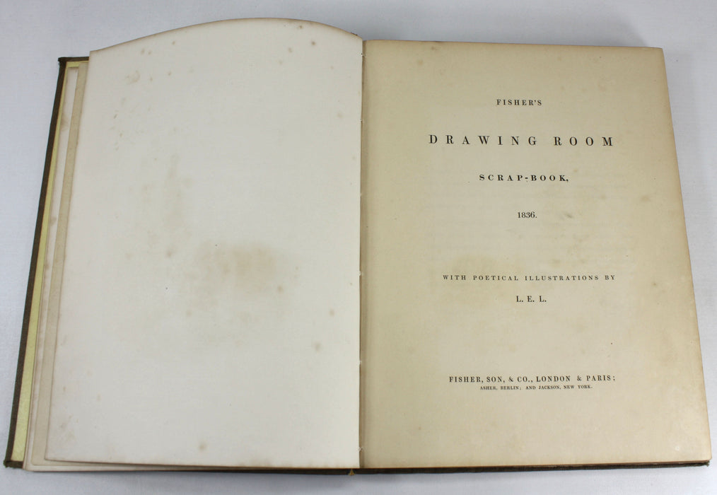 Fisher's Drawing Room Scrap-book, 1836, by L.E.L.