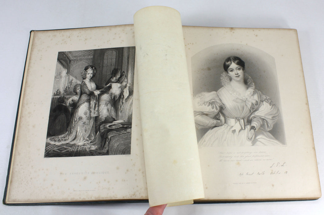 Fisher's Drawing Room Scrap-book, 1840, L.E.L. and Mary Howitt