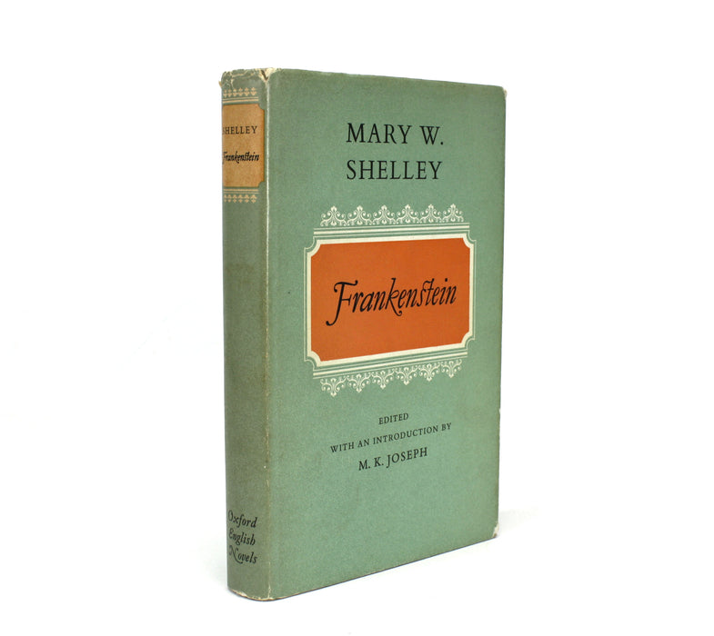 Frankenstein or The Modern Prometheus by Mary W. Shelley, Oxford, 1969