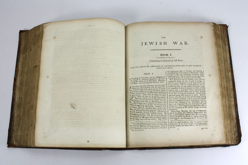 Genuine Works of Flavius Josephus. c. 1808