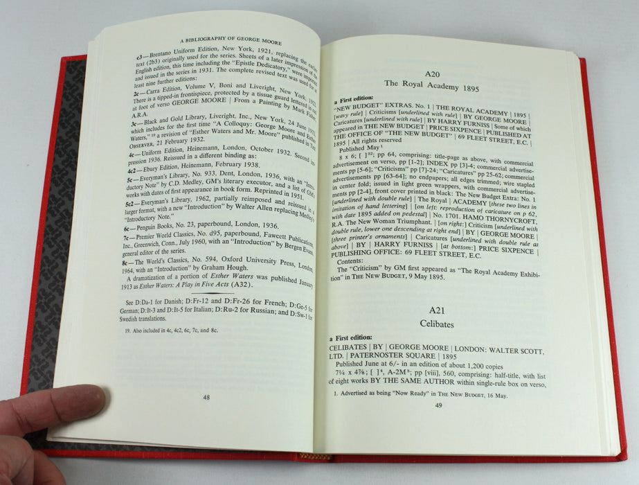 A Bibliography of George Moore, Edwin Gilcher, 1970