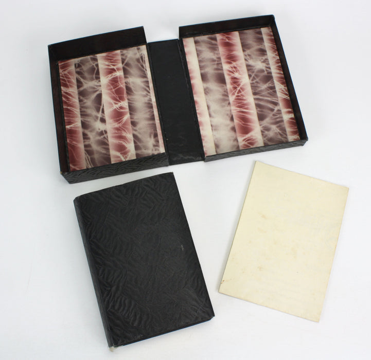 German Gesangbuch, boxed hymn book with certificate, 1937.