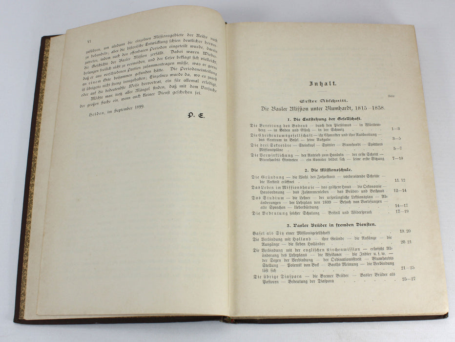 Geschichte der Basler Mission, 1815-1899, Paul Eppler, 1900. 6 Maps.