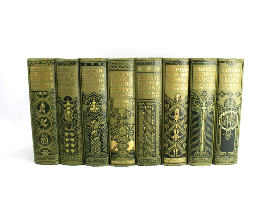 Gresham; Myths and Legends series, A. R. Hope Moncrieff, Donald A. Mackenzie, Charles Squire; 8 Volumes.