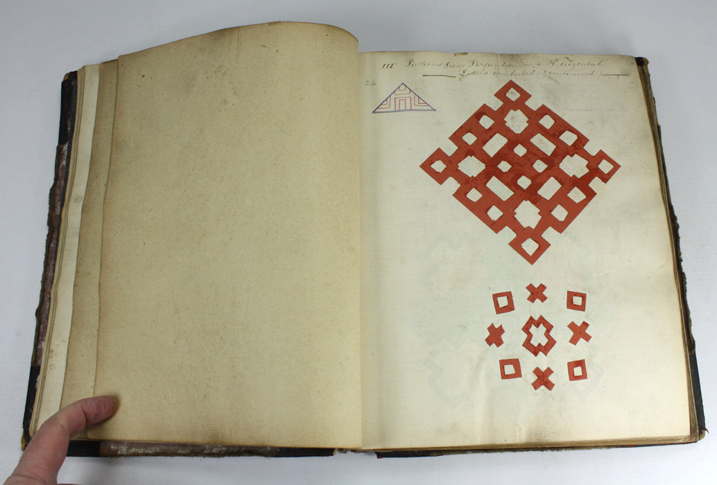 Unique Handmade Manuscript Craft Techniques Teaching Book, Victorian era
