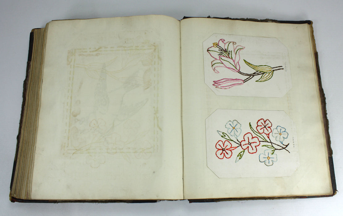 Unique Handmade Manuscript Craft Techniques Teaching Book, Victorian era