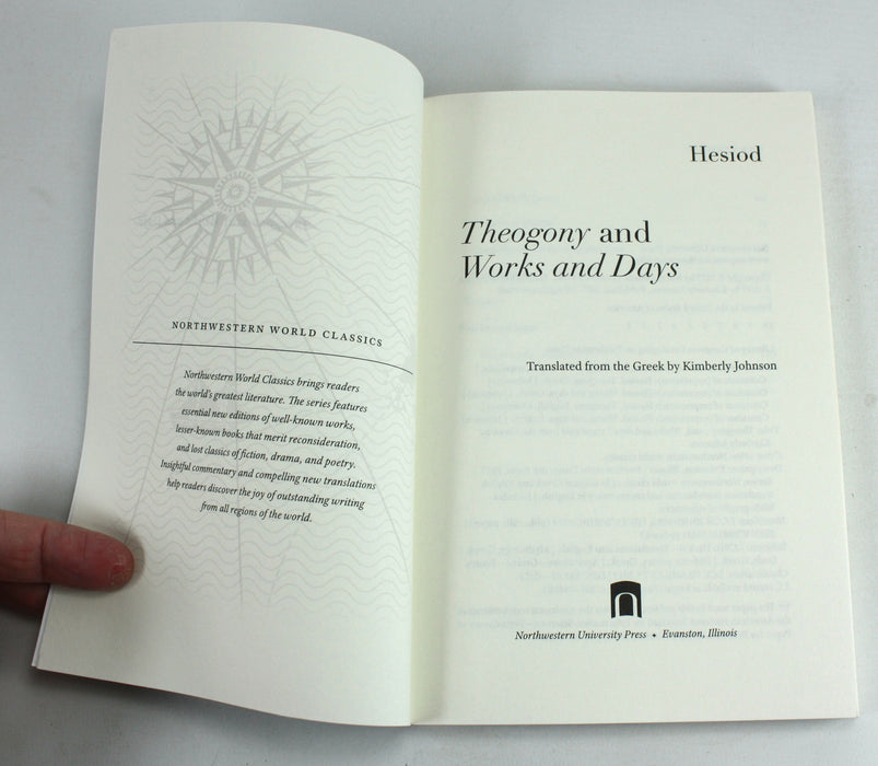 Hesiod; Theogony and Works and Days, Northwestern University Press, 2017