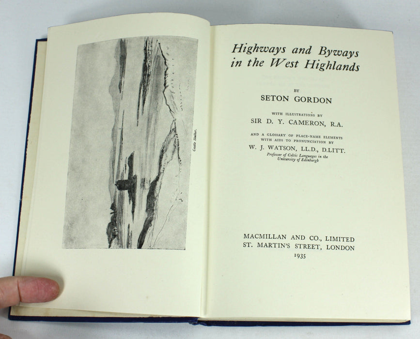 Highways and Byways in the West Highlands, Seton Gordon 1935