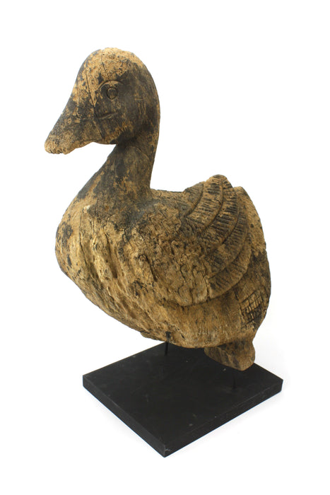 Old Thai Woodcarved Statue, Duck, 48cm high, TWDF04