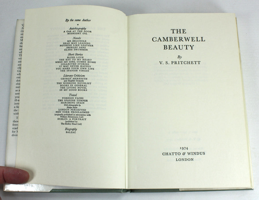 The Camberwell Beauty, by V.S. Pritchett, 1974