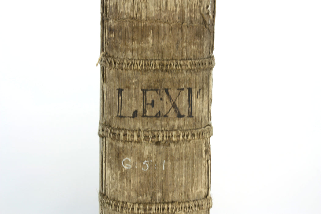 Ioan Scapulae; Lexicon Graeco-Latinum, Johannem Blaeuw and Ludovicum Elzevirium, 1652