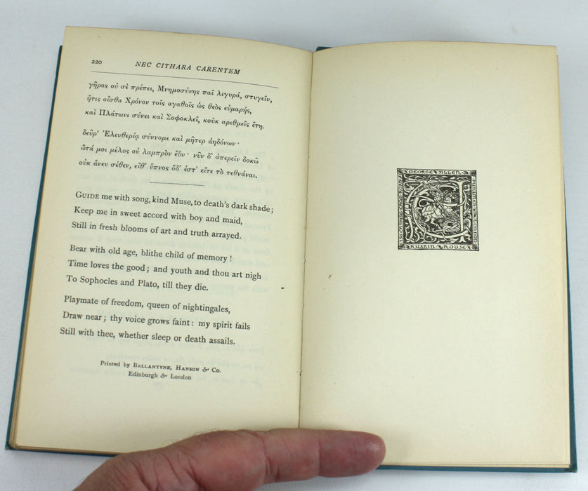 Ionica, William Cory 1905, third edition