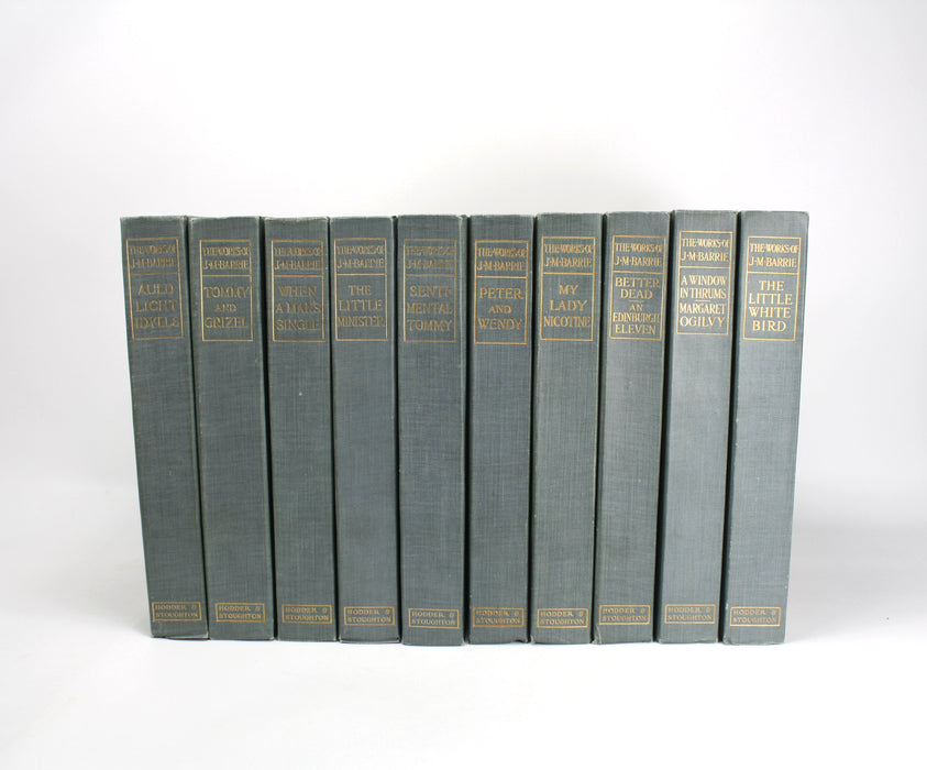 The Kirriemuir Edition of the Works of J. M. Barrie, 10 Volume Limited Edition Set, 1913