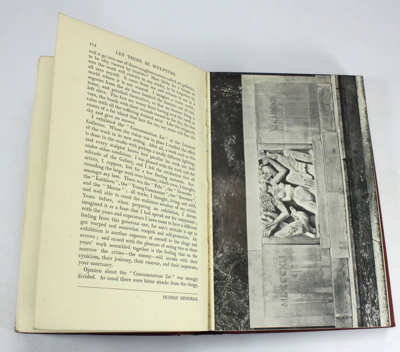 Jacob Epstein; Let There Be Sculpture; An Autobiography, 1940 first edition