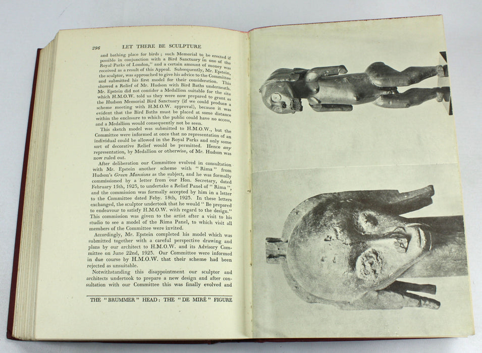 Jacob Epstein; Let There Be Sculpture; An Autobiography, 1940 first edition