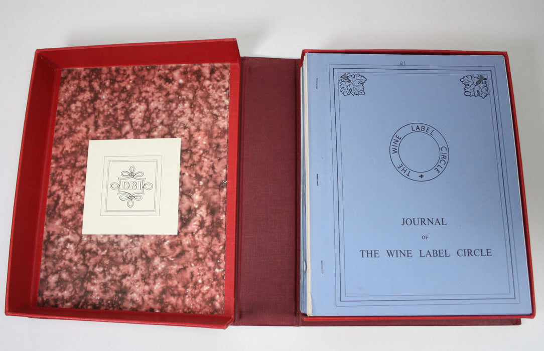 Journal of The Wine Label Circle, 1952-1984, Large run
