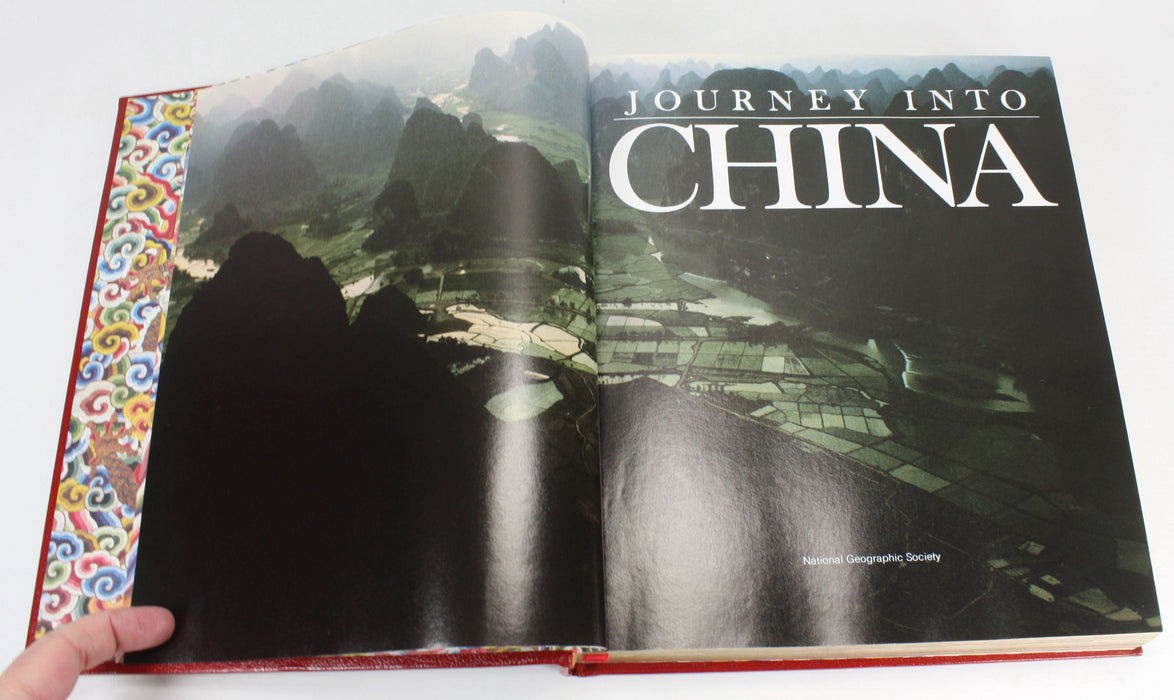 Journey Into China, National Geographic Society, 1988, with map. Deluxe edition.