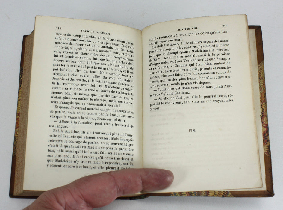 La Derniere Aldini and Francois Le Champi par George Sand, Paris, 1842 & 1848.