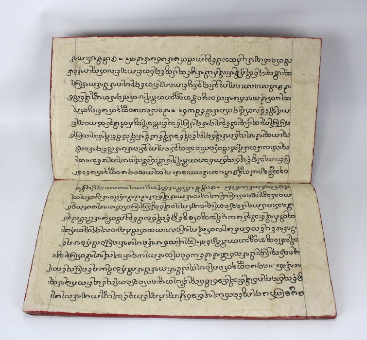 Ancient Lanna language Thai Buddhist manuscript