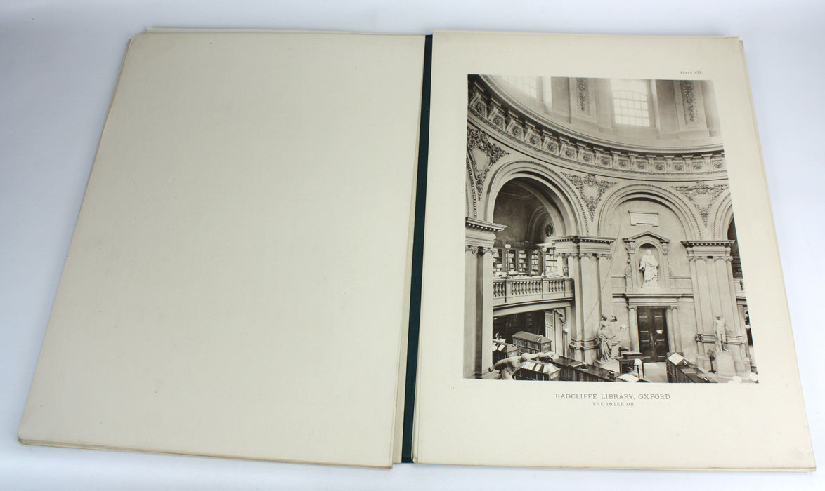 Later Renaissance Architecture in England, 1897-1901, 6 Imperial Folios.