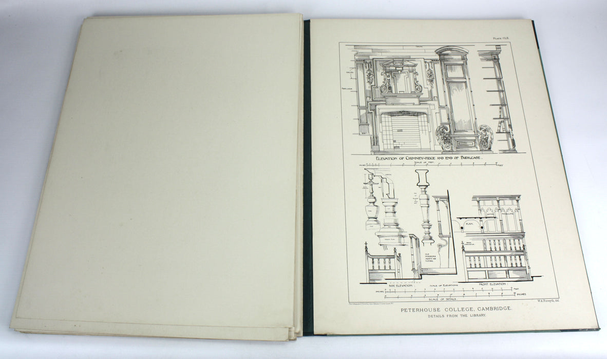 Later Renaissance Architecture in England, 1897-1901, 6 Imperial Folios.