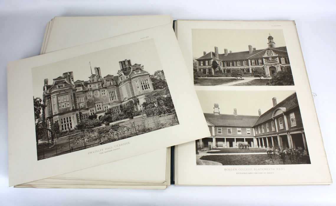 Later Renaissance Architecture in England, 1897-1901, 6 Imperial Folios.
