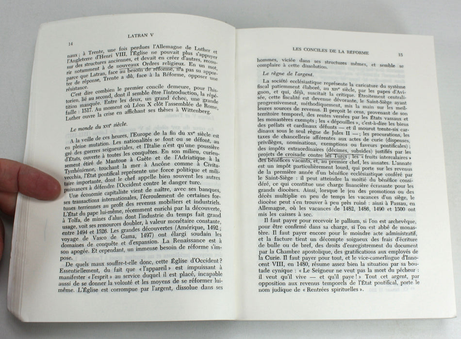 Latran V et Trente, O. De La Brosse, J. Lecler, H. Holstein & CH. Lefebvre, 1975