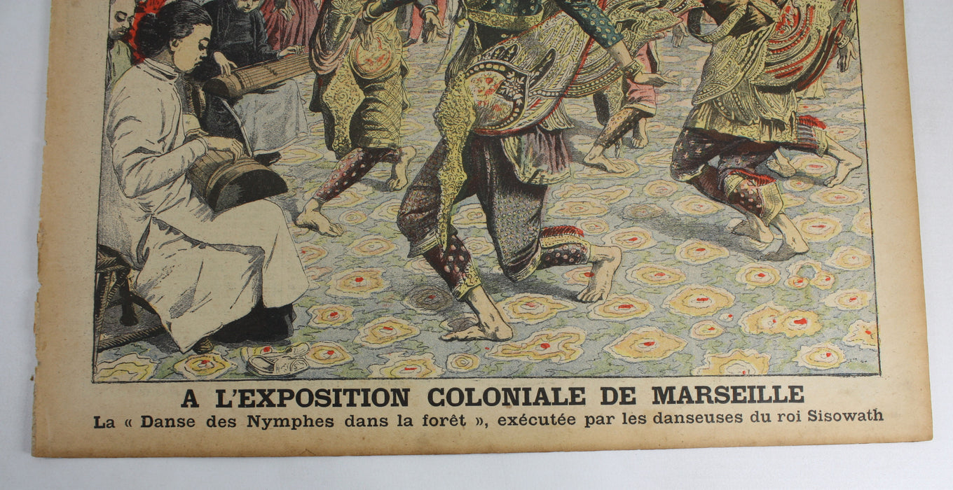 Le Petit Parisien, Supplement Illustre, No. 814, 1906, Cambodian dancers of King Sisowath
