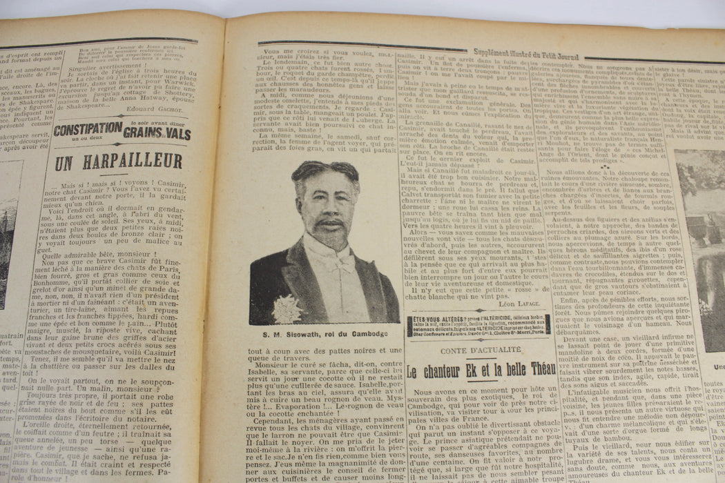 Le Petit Parisien, Supplement Illustre, No. 814, 1906, Cambodian dancers of King Sisowath