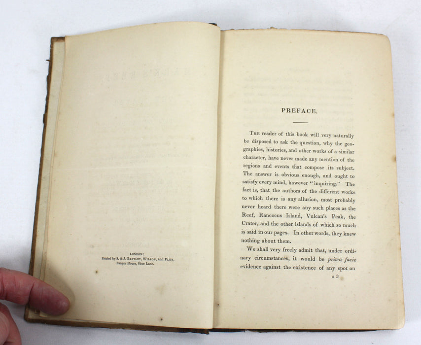 Mark's Reef, or The Crater, J F Cooper, in three volumes, 1847
