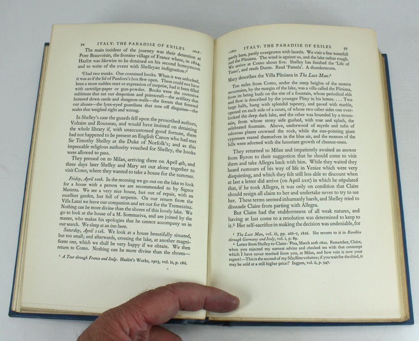 Mary Shelley; A Biography, by R. Glynn Grylls, Oxford University Press, 1938