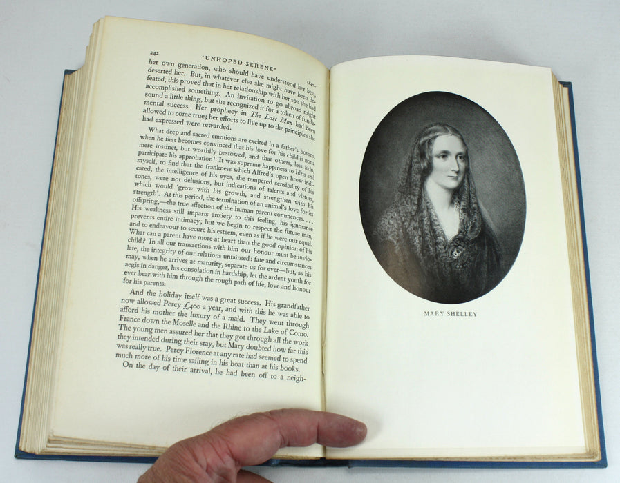 Mary Shelley; A Biography, by R. Glynn Grylls, Oxford University Press, 1938