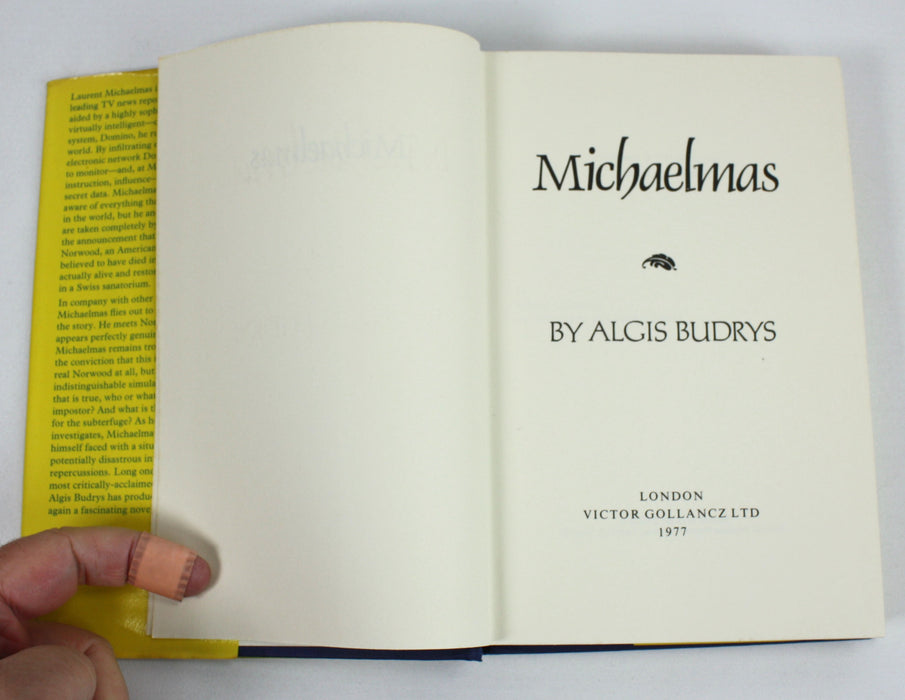 Michaelmas by Algis Budrys, 1977