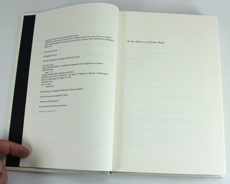 Pagans and Philosophers, John Marenbon, Princeton, 2015