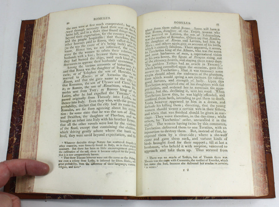 Plutarch's Lives, 6 Volume Set complete, John & William Langhorne, 1813