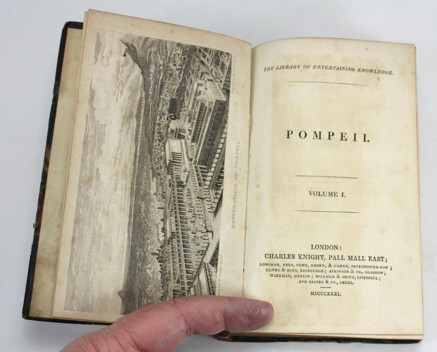 Pompeii, Charles Knight, London, 1831