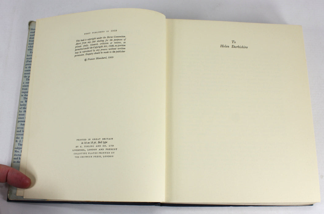 Portraits of Wordsworth, by Frances Blanshard, 1959