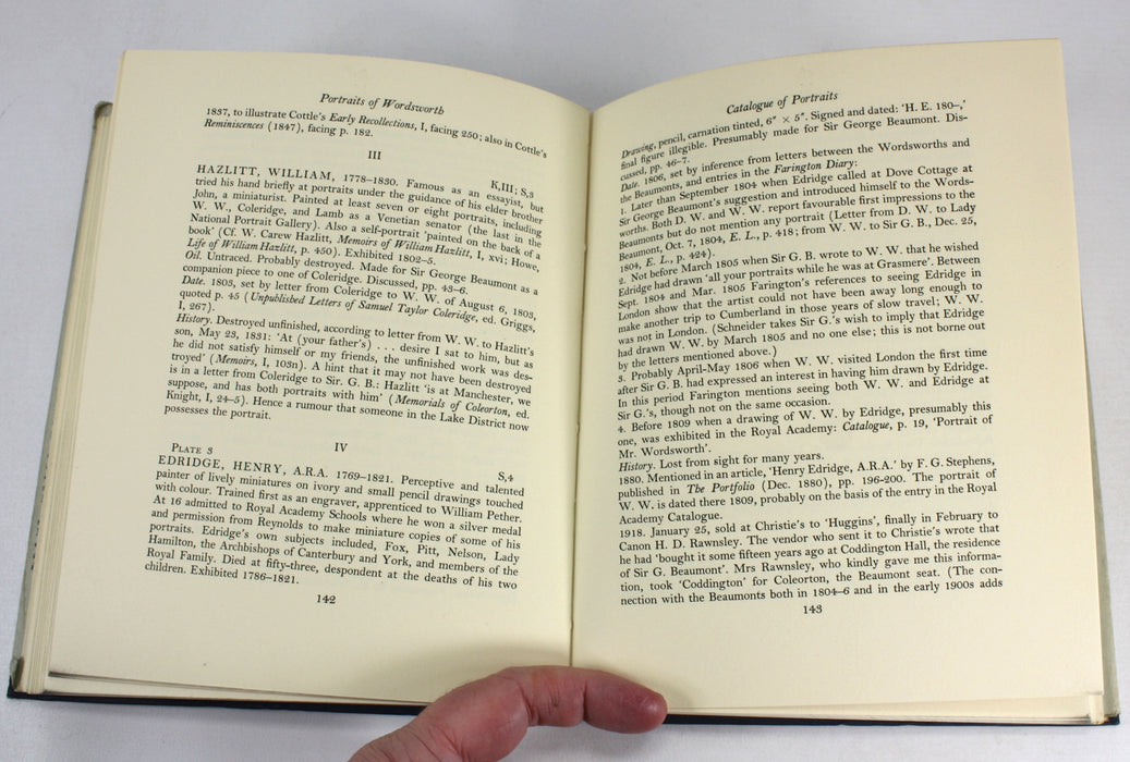 Portraits of Wordsworth, by Frances Blanshard, 1959